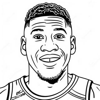 Giannis Antetokounmpo Ausmalbild | Giannis Ausmalbild