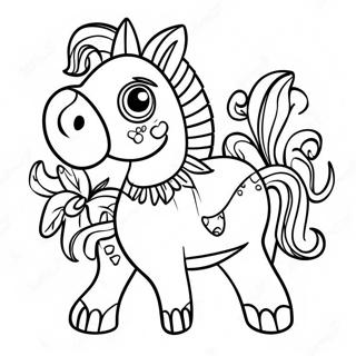 Bunte Piñata Ausmalbild | Cinco de Mayo Ausmalbild