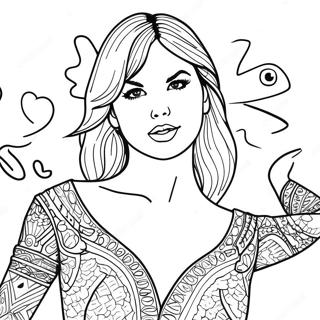 Reputation Taylor Swift Ausmalbild | Reputation Taylor Swift Ausmalbild