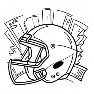 Super Bowl 58 Logo Ausmalbild | Super Bowl 58 Ausmalbild