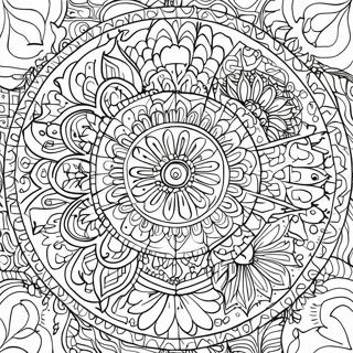 Kreatives Mandala Ausmalbild | Kreativ Ausmalbild