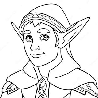 Elf Ausmalbild | Elf Ausmalbild