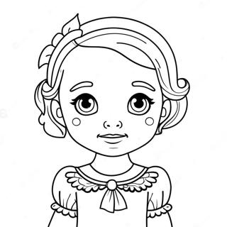 Moriah Elizabeth Süße Charakter Ausmalbild | Moriah Elizabeth Ausmalbild