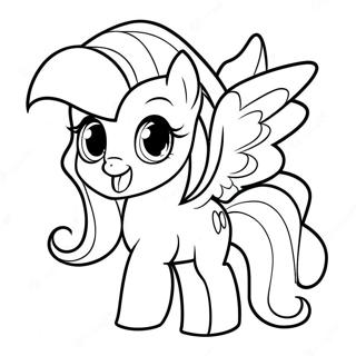 Fluttershy Ausmalbild | Fluttershy Ausmalbild
