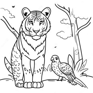 Wildtiere Ausmalbild | Wildtiere Ausmalbild