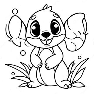 Ohana Stitch Ausmalbild | Ohana Stitch Ausmalbild