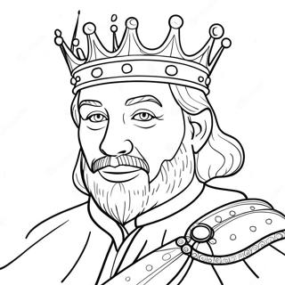 König Ausmalbild | König Ausmalbild