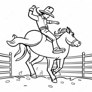 Rodeo Ausmalbild | Rodeo Ausmalbild