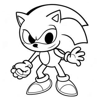Silber Sonic Ausmalbild | Silber Sonic Ausmalbild