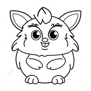 Furby Ausmalbild | Furby Ausmalbild