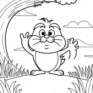 Der Lorax Ausmalbild | Der Lorax Ausmalbild