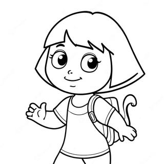 Dora die Entdeckerin Ausmalbild | Dora und Boots Ausmalbild