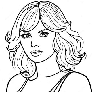 Taylor Swift Alben Ausmalbild | Taylor Swift Alben Ausmalbild