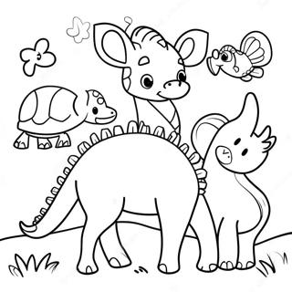 Genesis Tiere Ausmalbild | Genesis Ausmalbild