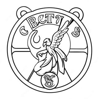 Celtics-Logo Ausmalbild | Celtics Ausmalbild