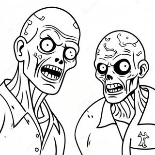 Zombies 2 Ausmalbild | Zombies 2 Ausmalbild
