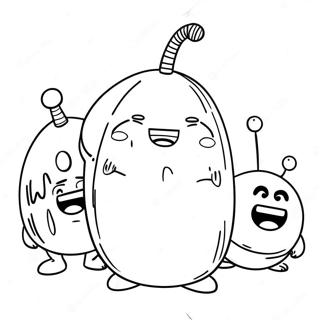 Oddbods Malvorlagen