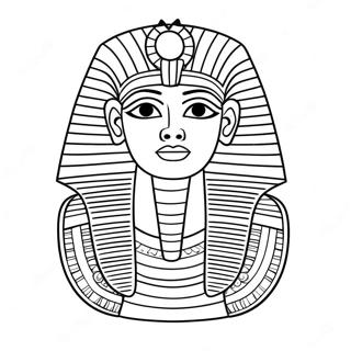 Majestätische Pharaonen des alten Ägypten Ausmalbild | Altes Ägypten Ausmalbild