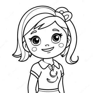 Polly Pocket Ausmalbild | Polly Pocket Ausmalbild