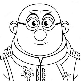 Ausmalbild von Gru | Gru Ausmalbild