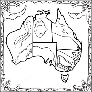 Australien Ausmalbild | Australien Ausmalbild