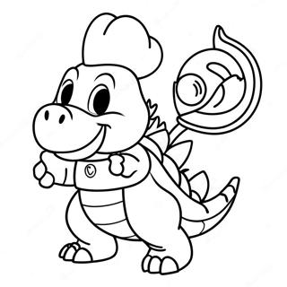Bowser Jr Ausmalbild | Bowser Jr Ausmalbild