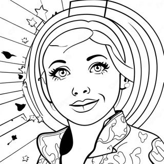 Pop Art Ausmalbild | Pop Art Ausmalbild