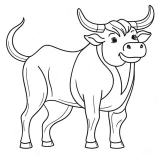 Stier Ausmalbild | Stier Ausmalbild