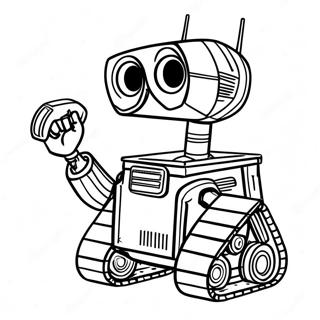 Wall E Ausmalbild | Wall E Ausmalbild