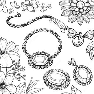 Schmuck Ausmalbild | Schmuck Ausmalbild