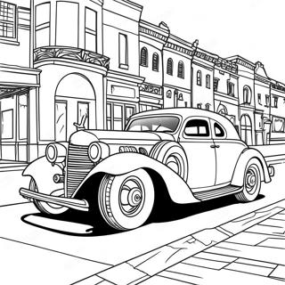 Klassisches Auto Ausmalbild | Klassisches Auto Ausmalbild