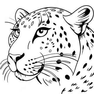 Leopard Ausmalbild | Leopard Ausmalbild
