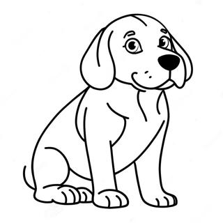 Beagle Ausmalbild | Beagle Ausmalbild