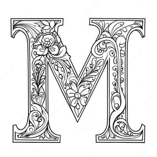 Buchstabe M Malvorlagen