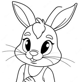 Lola Bunny Ausmalbild | Lola Hase Ausmalbild