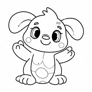 Niedliches Cartoon Obj Ausmalbild | Obj Ausmalbild