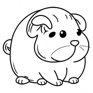 Meerschweinchen Ausmalbild | Meerschweinchen Ausmalbild