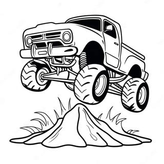 Monster Jam Truck Ausmalbild | Monster Jam Ausmalbild