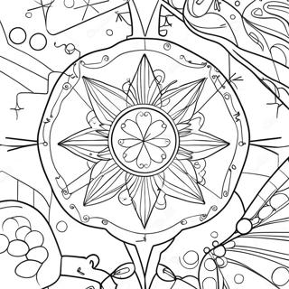 Funkelndes Sternbild Ausmalbild | Konstellation Ausmalbild