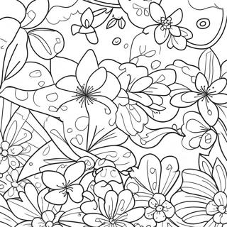 Sakura-Blüten Ausmalbild | Sakura Ausmalbild
