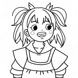 Himiko Toga Ausmalbild | Himiko Toga Ausmalbild