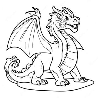 Eisdrache Ausmalbild | Eisdrache Ausmalbild