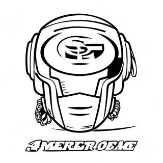 49ers Logo Ausmalbild | 49ers Ausmalbild