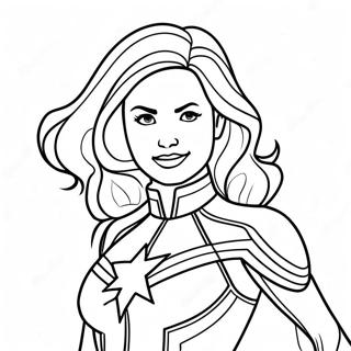 Captain Marvel Ausmalbild | Captain Marvel Ausmalbild