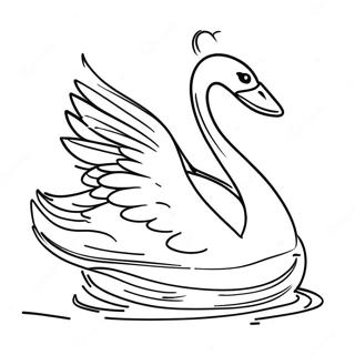 Schwan Ausmalbild | Schwan Ausmalbild