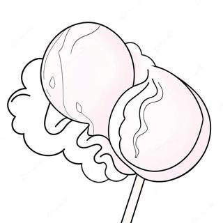 Zuckerwatte Ausmalbild | Zuckerwatte Ausmalbild