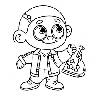 Sid der Wissenschafts-Kid Ausmalbild | Sid der Wissenschafts-Kid Ausmalbild