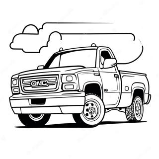 GMC Truck Ausmalbild | GMC Ausmalbild