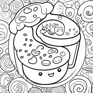 Dunkin Donuts Logo Ausmalbild | Dunkin Donuts Ausmalbild