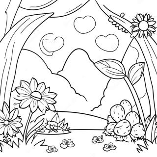 Szenen aus dem Garten Eden Ausmalbild | Adam und Eva Ausmalbild